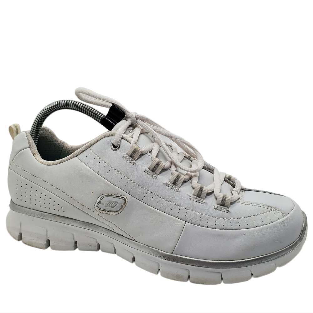 Skechers Women's Size 10 White Elite Athletic Running Shoes Sneakers 11798EW